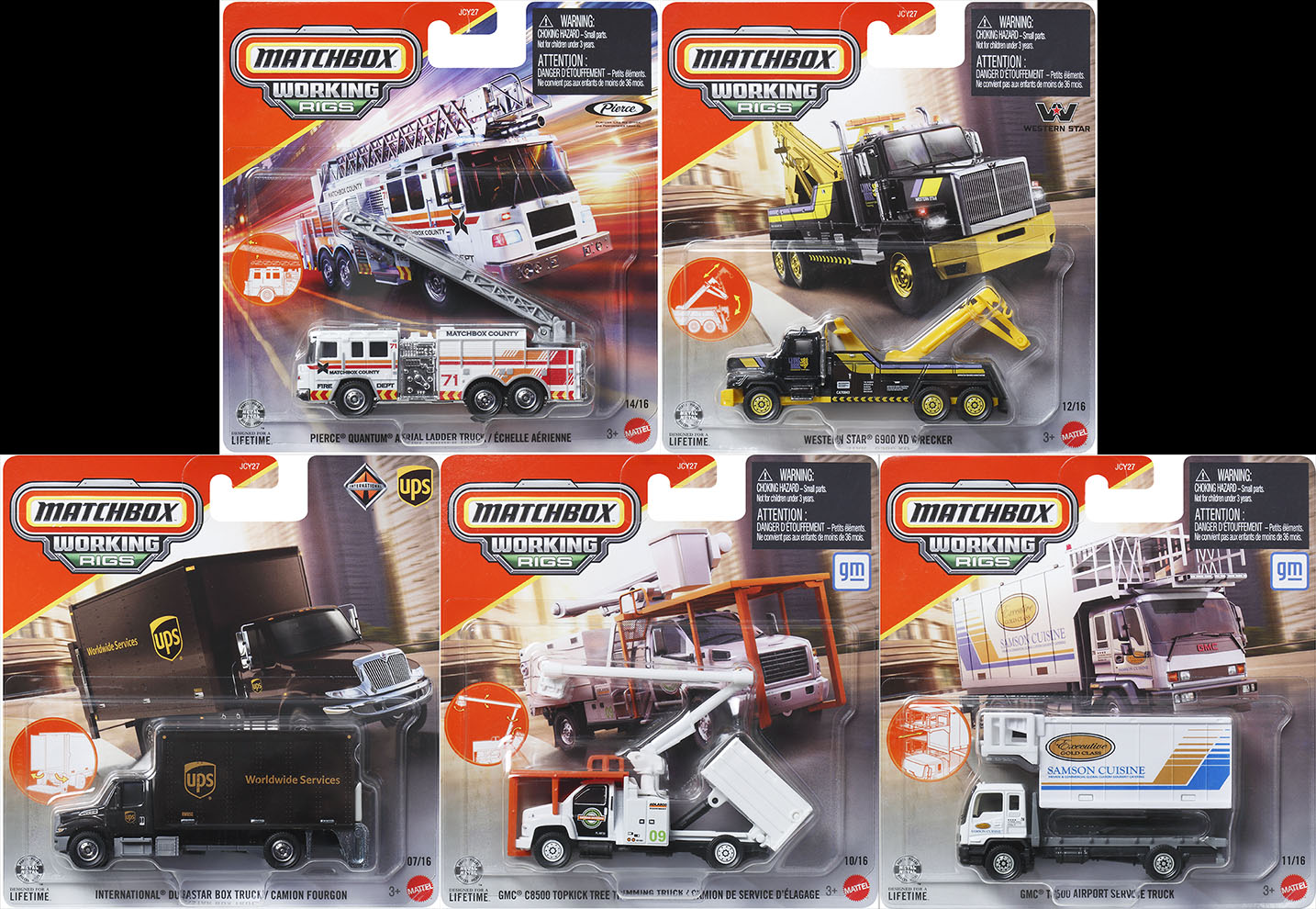 MATCHBOX 2026 WORKING RIGS CASE 0F 6 DASH H / FREE USA SHIPPING*