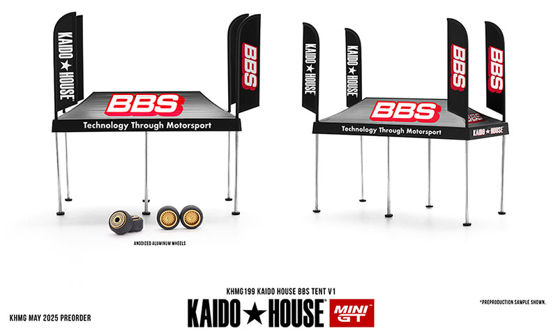 MINI GT 1/64 KAIDO HOUSE BBS TENT V1 / *FREE USA SHIPPING